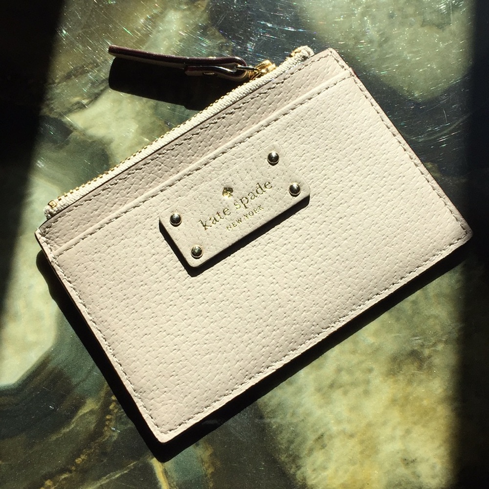 Kate Spade Grove Street Leather Card Wallet/New
